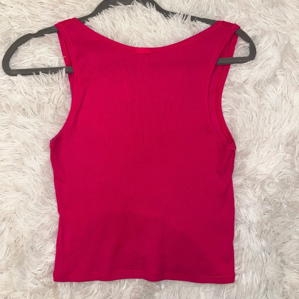 Vibrant Pink Sleeveless Top